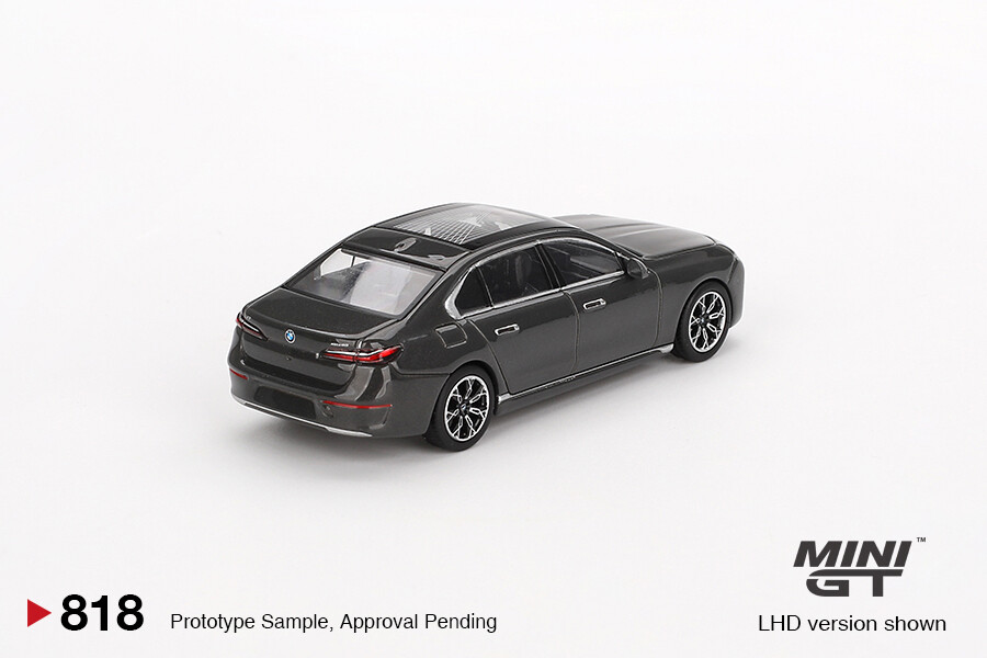 Mini GT 1/64 BMW i7 xDrive60 Dravit Grey MGT00818 - Thumbnail