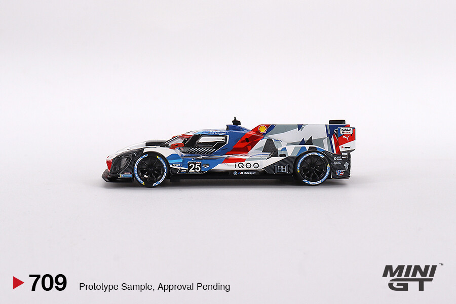 Mini GT 1/64 BMW M Hybrid V8 #25 BMW M Team RLL 2023 IMSA Sebring 12 Hrs 2nd Place MGT00709 - Thumbnail