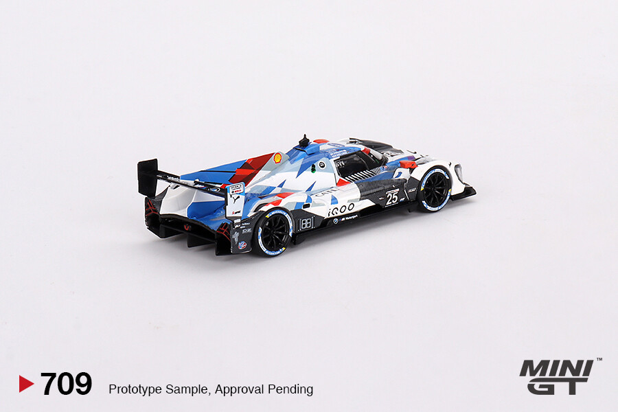 Mini GT 1/64 BMW M Hybrid V8 #25 BMW M Team RLL 2023 IMSA Sebring 12 Hrs 2nd Place MGT00709 - Thumbnail