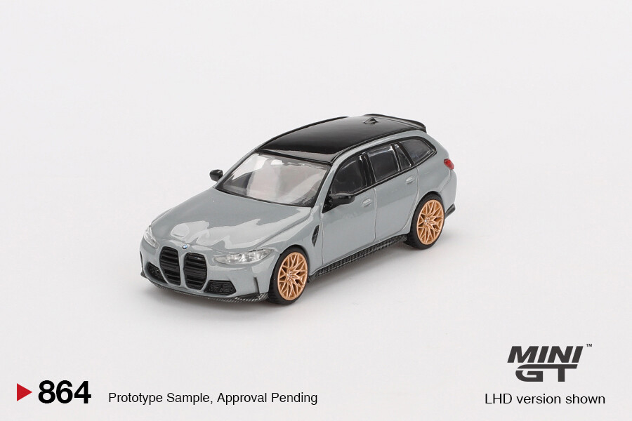 (ÖN SATIŞ) Mini GT 1/64 BMW M3 Competition Touring Brooklyn Grey MGT00864 - Thumbnail