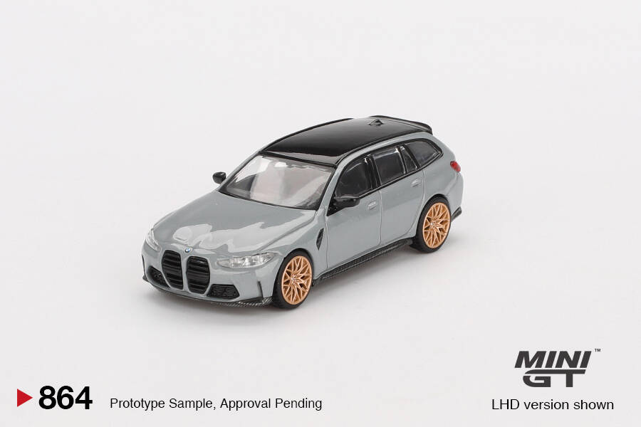 (ÖN SATIŞ) Mini GT 1/64 BMW M3 Competition Touring Brooklyn Grey MGT00864