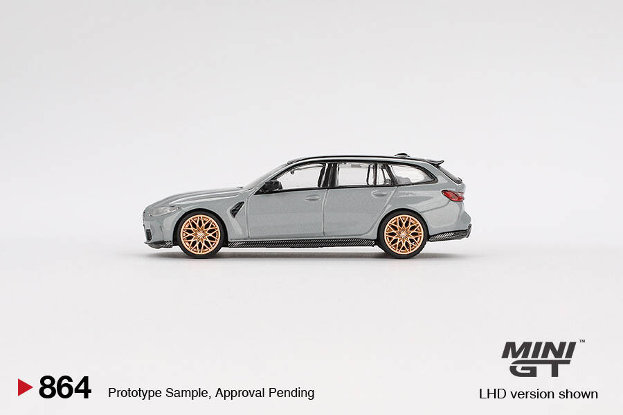 (ÖN SATIŞ) Mini GT 1/64 BMW M3 Competition Touring Brooklyn Grey MGT00864