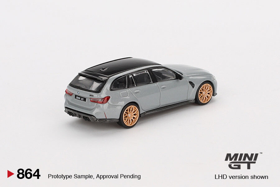 (ÖN SATIŞ) Mini GT 1/64 BMW M3 Competition Touring Brooklyn Grey MGT00864 - Thumbnail