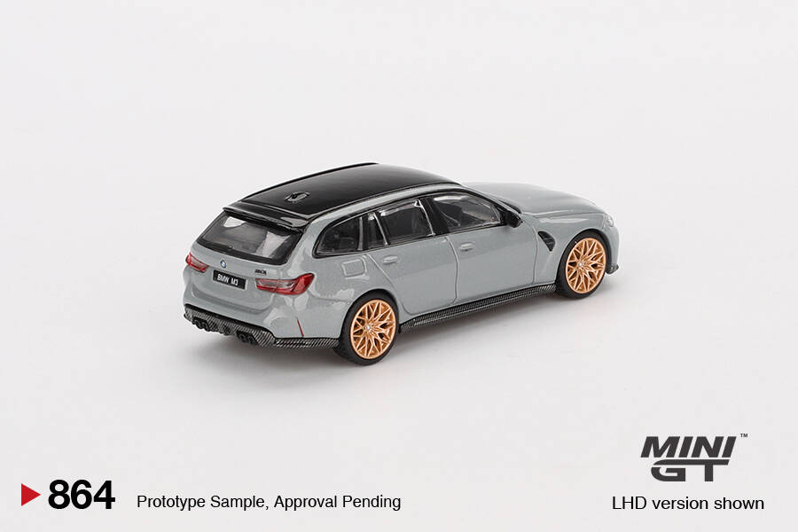 (ÖN SATIŞ) Mini GT 1/64 BMW M3 Competition Touring Brooklyn Grey MGT00864