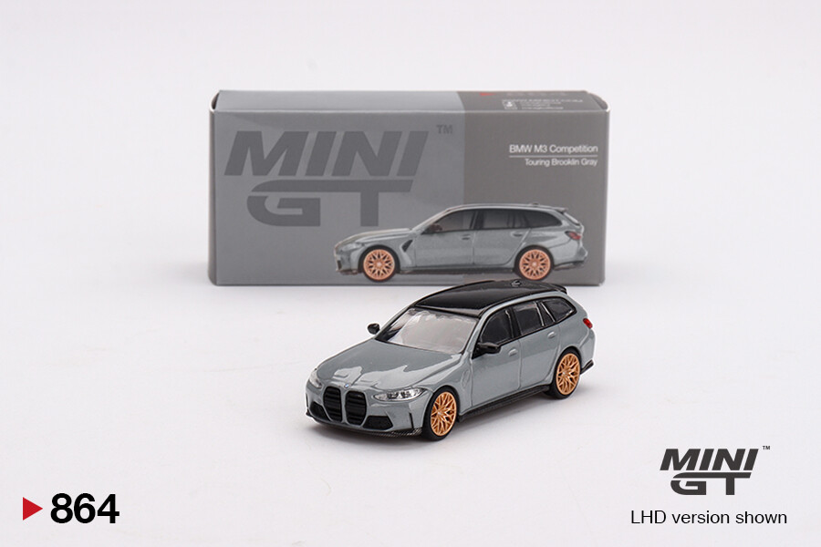 (ÖN SATIŞ) Mini GT 1/64 BMW M3 Competition Touring Brooklyn Grey MGT00864 - Thumbnail