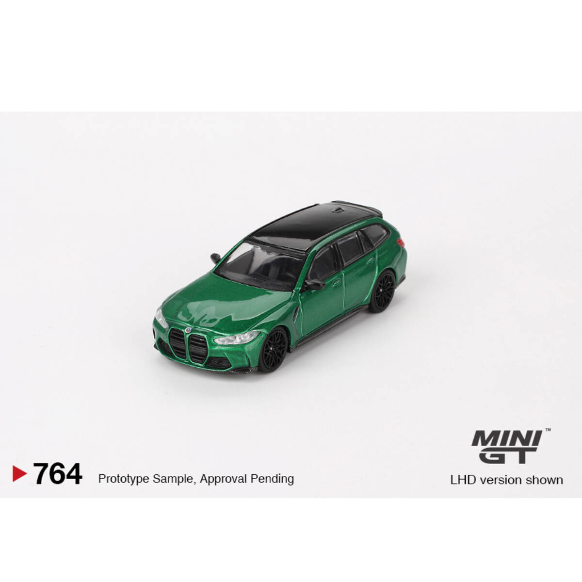 Mini GT 1/64 BMW M3 Competition Touring Isle of Man Green Metallic MGT00764