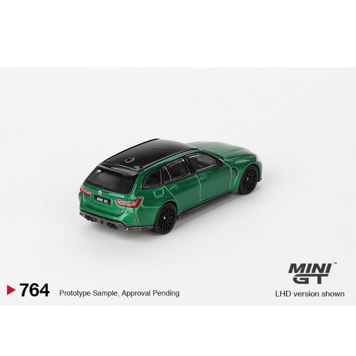 Mini GT 1/64 BMW M3 Competition Touring Isle of Man Green Metallic MGT00764