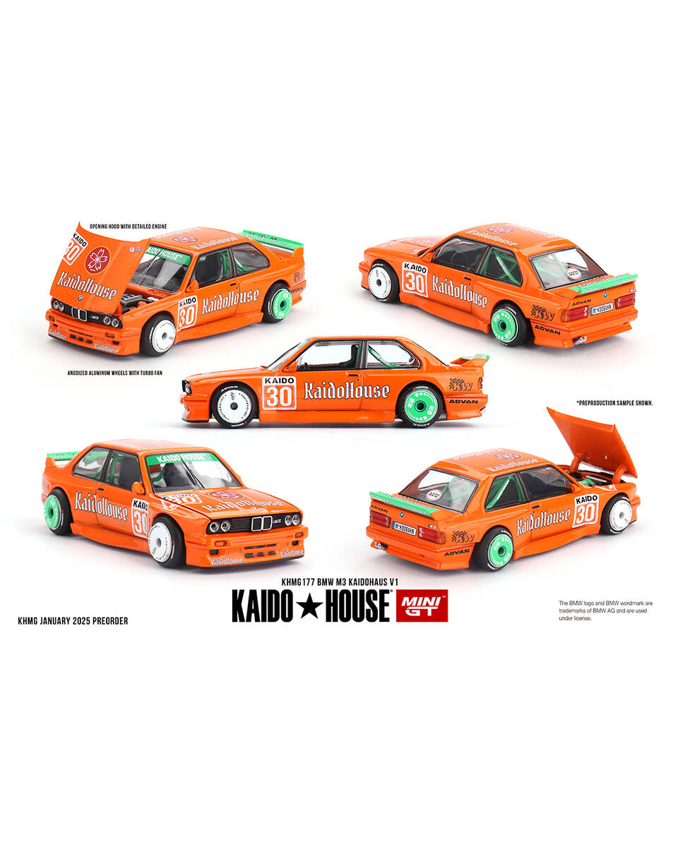 (ÖN SATIŞ) Mini GT 1/64 BMW M3 KaidoHause V1 KHMG177