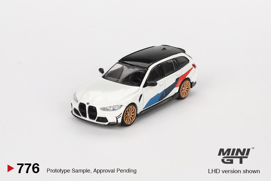 Mini GT 1/64 BMW M3 M Performance Touring Alpine White MGT00776 - Thumbnail