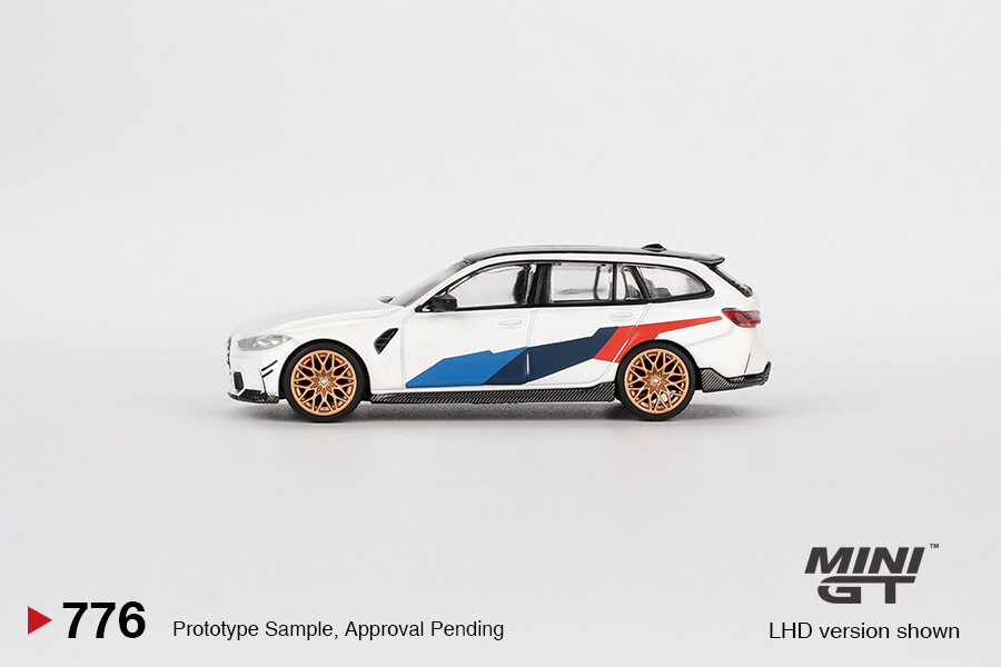 Mini GT 1/64 BMW M3 M Performance Touring Alpine White MGT00776 - Thumbnail