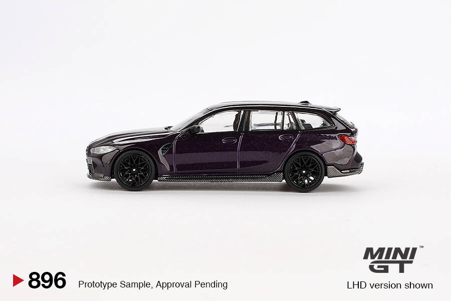 (ÖN SATIŞ) Mini GT 1/64 BMW M3 M Performance Touring Daytona Violet MGT00896