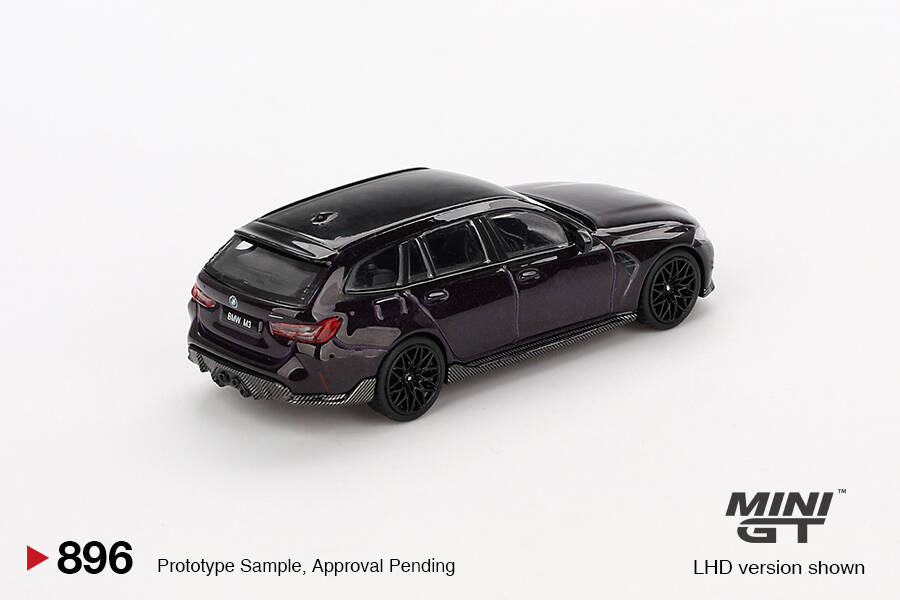 (ÖN SATIŞ) Mini GT 1/64 BMW M3 M Performance Touring Daytona Violet MGT00896