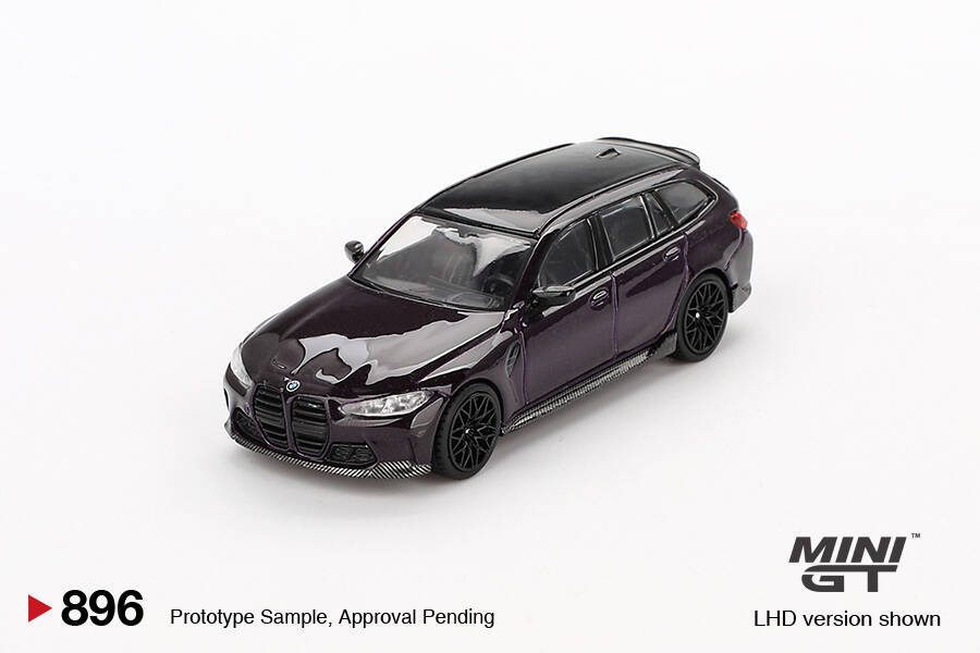 (ÖN SATIŞ) Mini GT 1/64 BMW M3 M Performance Touring Daytona Violet MGT00896