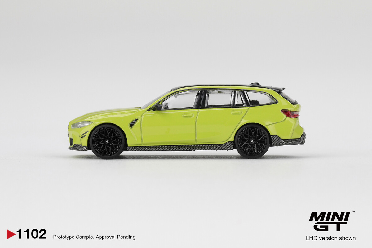 (ÖN SATIŞ) Mini GT 1/64 BMW M3 M Performance Touring Sao Paulo Yellow MGT01102 - Thumbnail