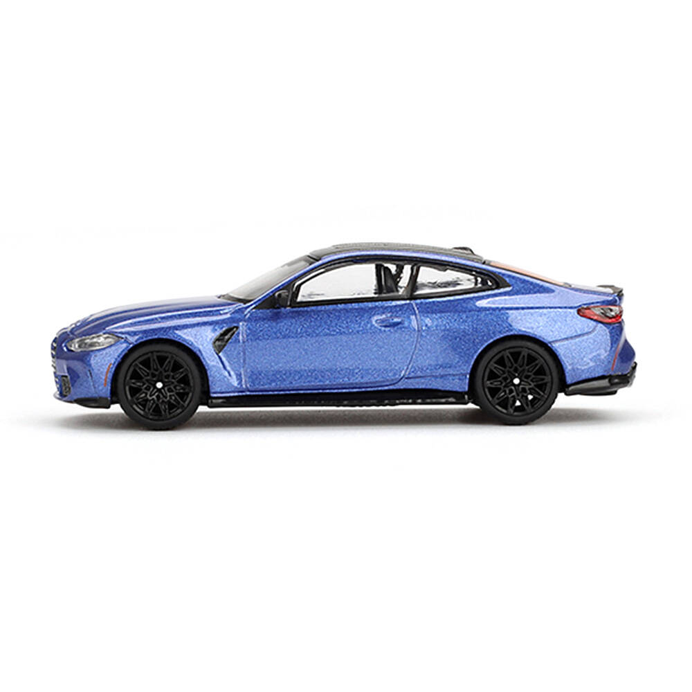 (ÖN SATIŞ) Mini GT 1/64 BMW M4 Competition (G82) Portimao Blue - Blister Paket MGT00845-BL