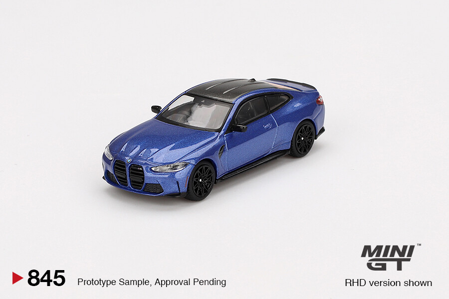 (ÖN SATIŞ) Mini GT 1/64 BMW M4 Competition (G82) Portimao Blue MGT00845 - Thumbnail