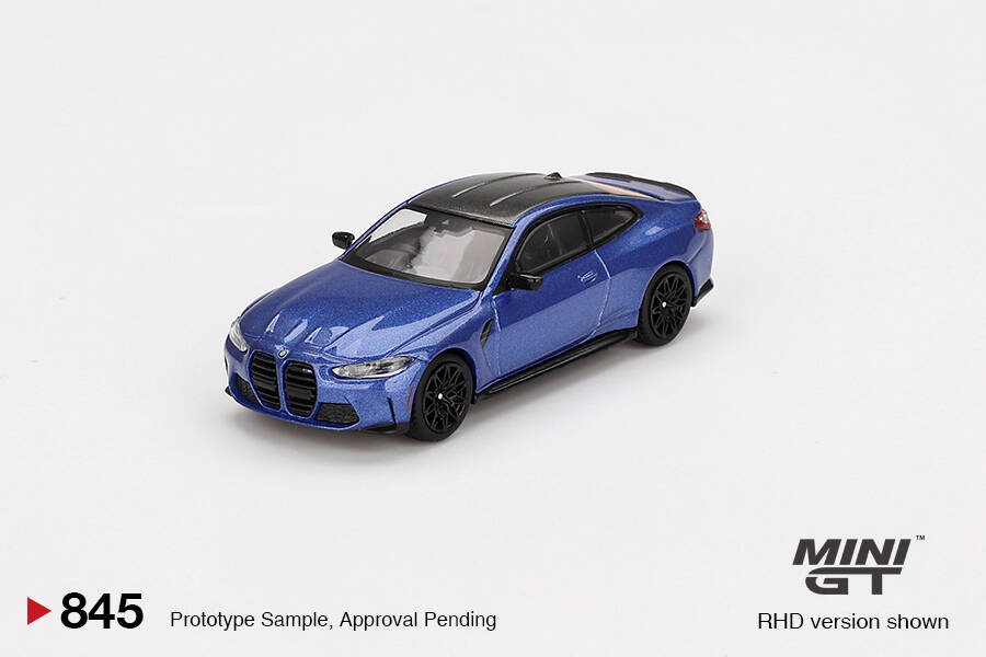 (ÖN SATIŞ) Mini GT 1/64 BMW M4 Competition (G82) Portimao Blue MGT00845