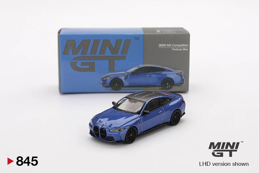 (ÖN SATIŞ) Mini GT 1/64 BMW M4 Competition (G82) Portimao Blue MGT00845
