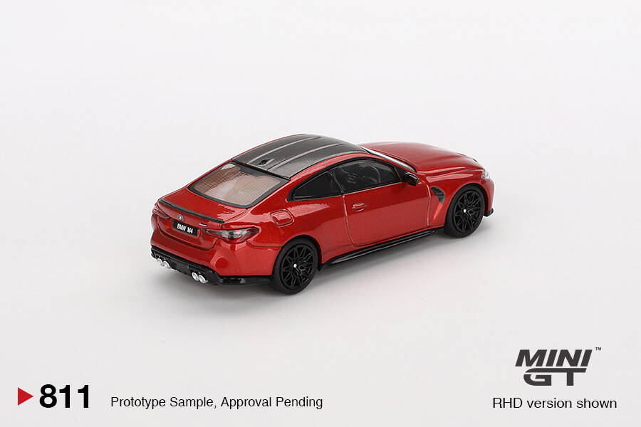 (ÖN SATIŞ) Mini GT 1/64 BMW M4 Competition (G82) Sakhir Orange MGT00811