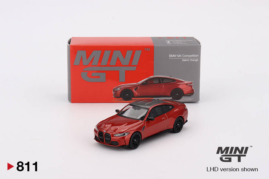 (ÖN SATIŞ) Mini GT 1/64 BMW M4 Competition (G82) Sakhir Orange MGT00811