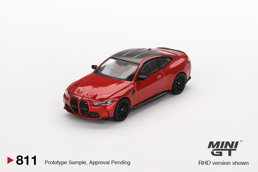 (ÖN SATIŞ) Mini GT 1/64 BMW M4 Competition (G82) Sakhir Orange MGT00811 - Thumbnail