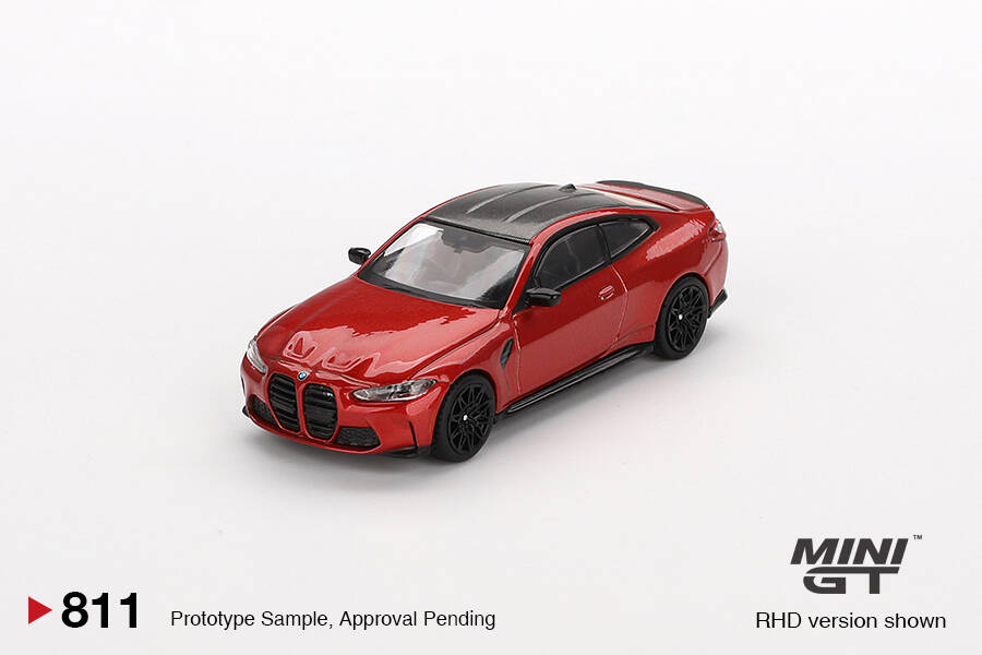 (ÖN SATIŞ) Mini GT 1/64 BMW M4 Competition (G82) Sakhir Orange MGT00811