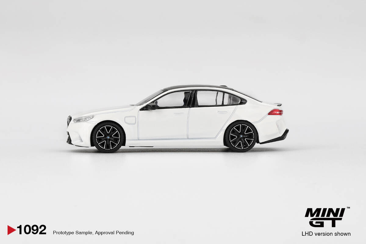 (ÖN SATIŞ) Mini GT 1/64 BMW M5 Alpine White MGT01092