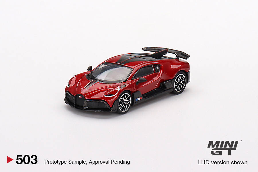 Mini GT 1/64 Bugatti Divo Red Metallic MGT00503