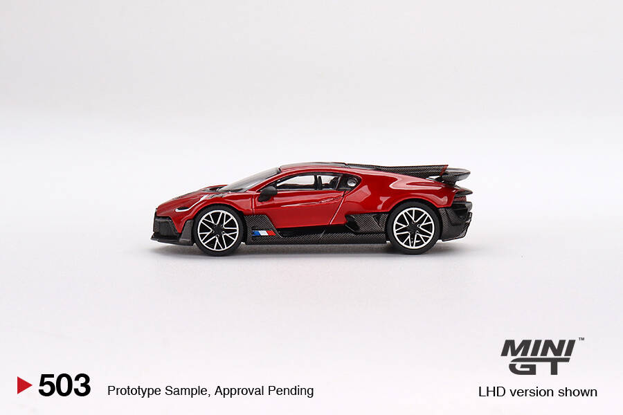 Mini GT 1/64 Bugatti Divo Red Metallic MGT00503