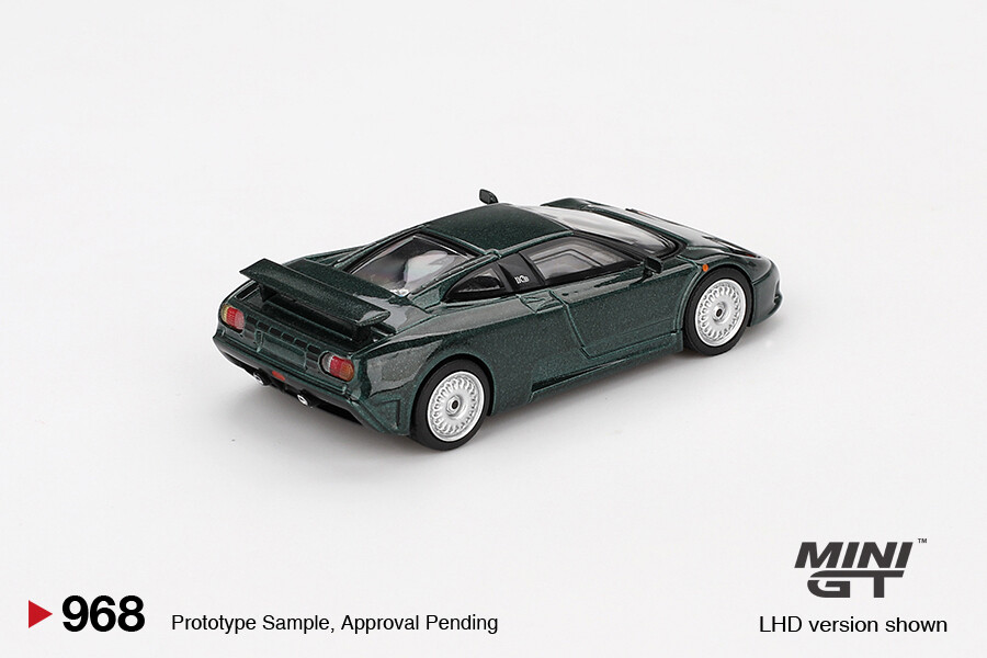 (ÖN SATIŞ) Mini GT 1/64 Bugatti EB110 GT Verde Scuro MGT00968 - Thumbnail