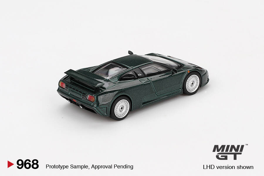 (ÖN SATIŞ) Mini GT 1/64 Bugatti EB110 GT Verde Scuro MGT00968