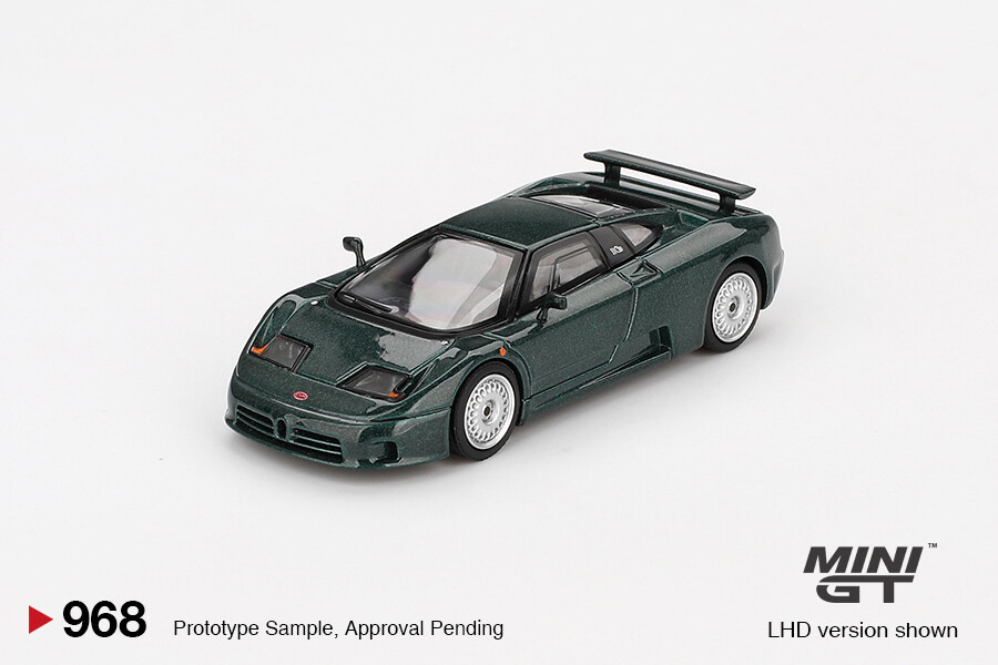 (ÖN SATIŞ) Mini GT 1/64 Bugatti EB110 GT Verde Scuro MGT00968 - Thumbnail