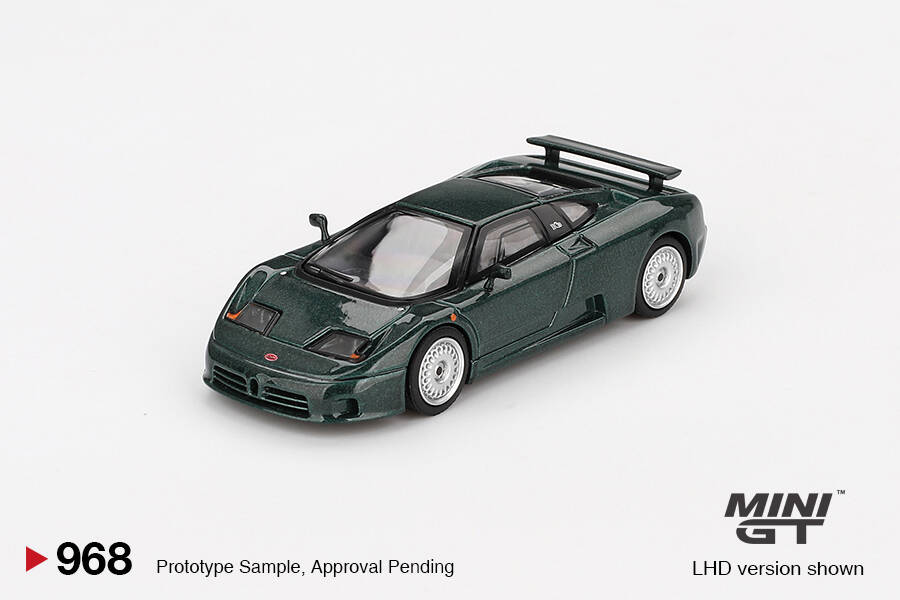 (ÖN SATIŞ) Mini GT 1/64 Bugatti EB110 GT Verde Scuro MGT00968
