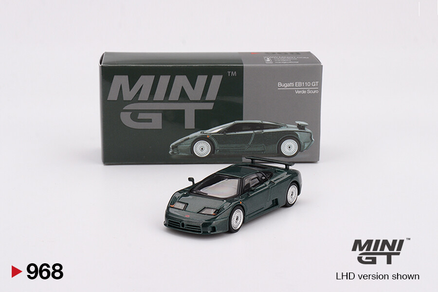 (ÖN SATIŞ) Mini GT 1/64 Bugatti EB110 GT Verde Scuro MGT00968 - Thumbnail