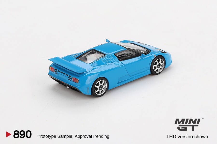 Mini GT 1/64 Bugatti EB110 Super Sport Blu Bugatti MGT00890