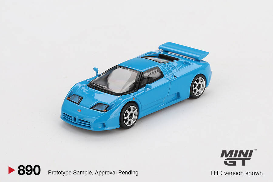 Mini GT 1/64 Bugatti EB110 Super Sport Blu Bugatti MGT00890