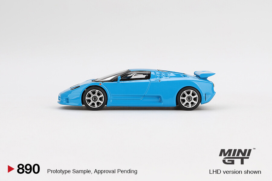 Mini GT 1/64 Bugatti EB110 Super Sport Blu Bugatti MGT00890 - Thumbnail