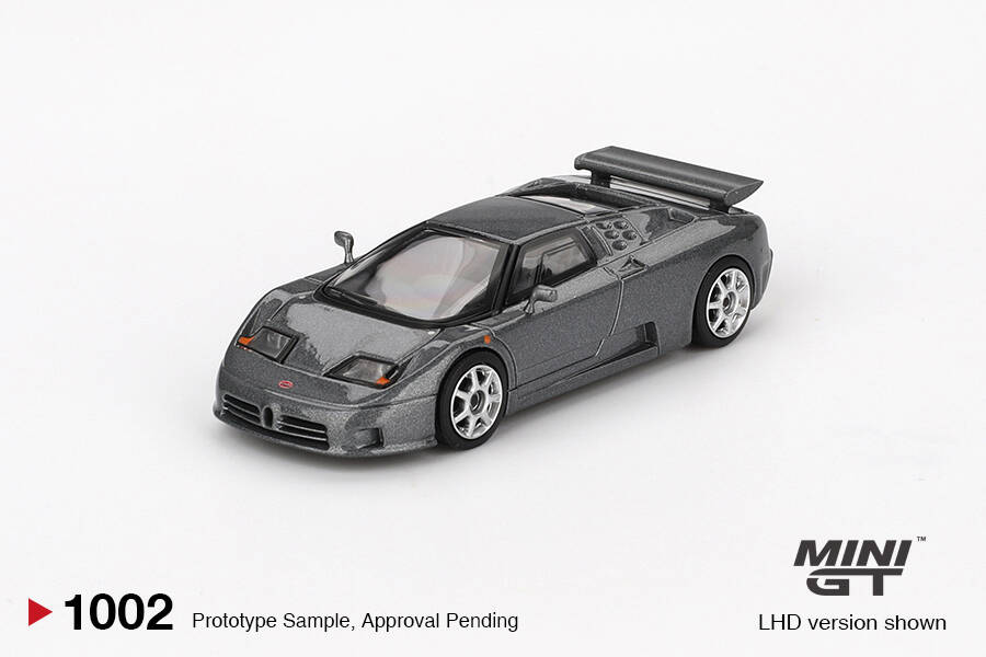 (ÖN SATIŞ) Mini GT 1/64 Bugatti EB110 Super Sport Grigio Scuro MGT01002