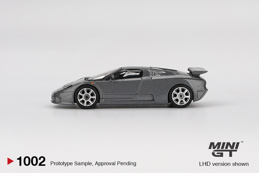 (ÖN SATIŞ) Mini GT 1/64 Bugatti EB110 Super Sport Grigio Scuro MGT01002 - Thumbnail