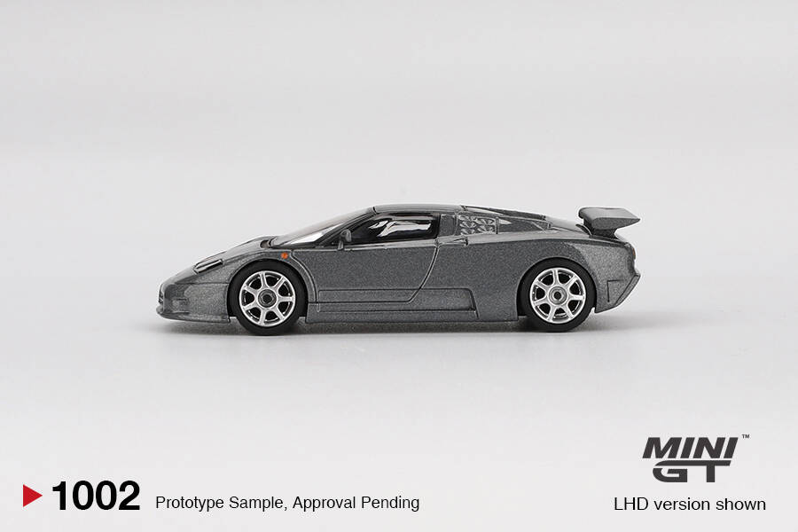 (ÖN SATIŞ) Mini GT 1/64 Bugatti EB110 Super Sport Grigio Scuro MGT01002