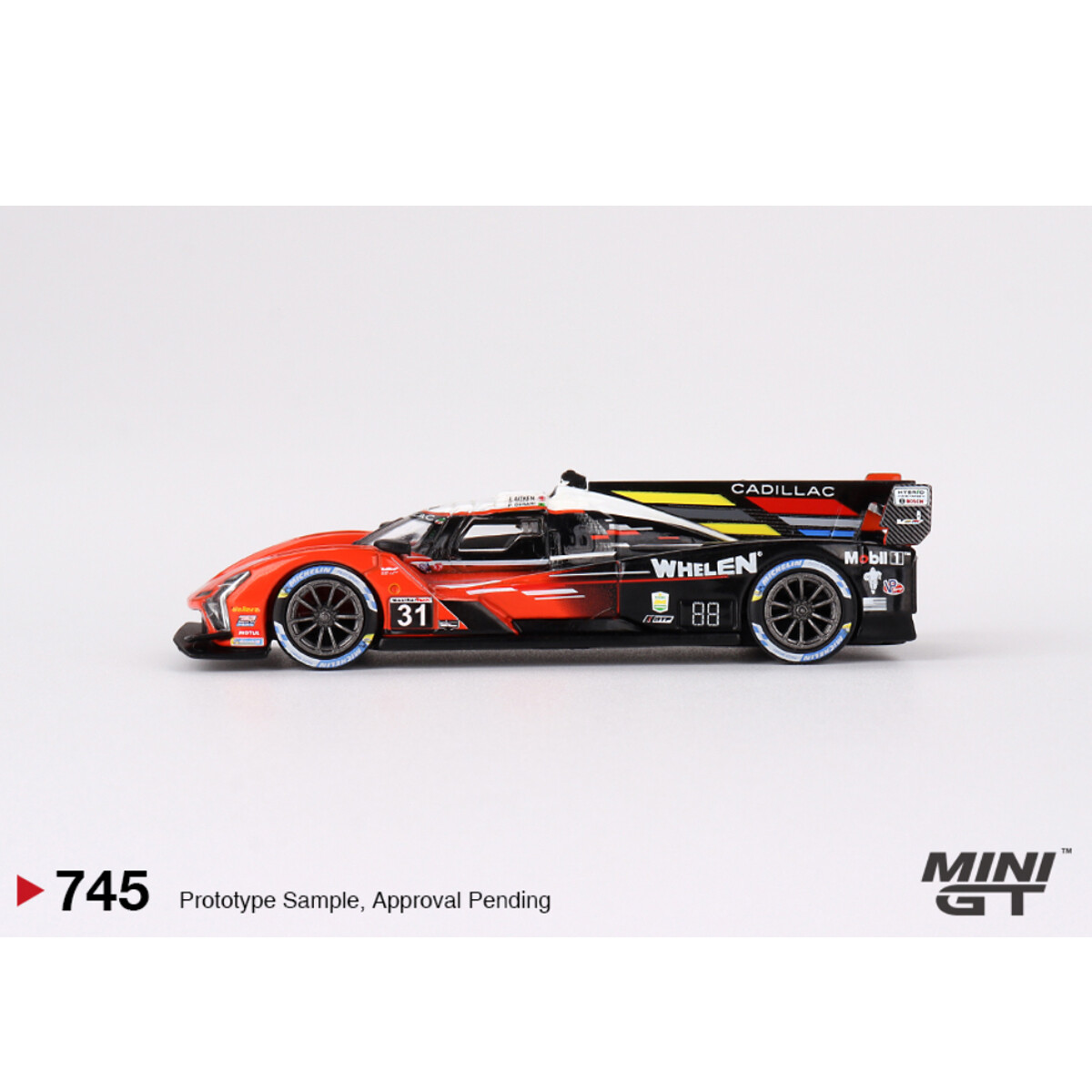 Mini GT 1/64 Cadillac V-Series.R Whelen Engineering Cadillac Racing 2023 IMSA Sebring 12 Hrs Winner MGT00745 - Thumbnail