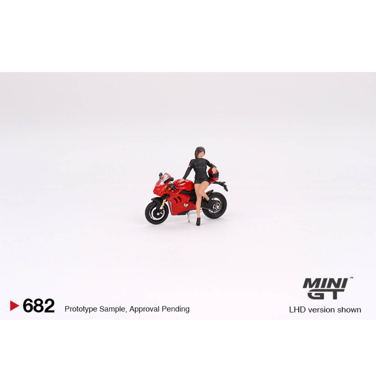 Mini GT 1/64 Ducati Panigale V4 S w/ Ducati Girl MGT00682
