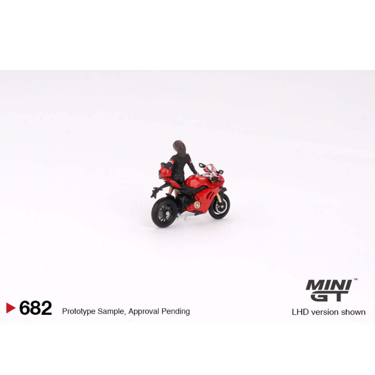 Mini GT 1/64 Ducati Panigale V4 S w/ Ducati Girl MGT00682