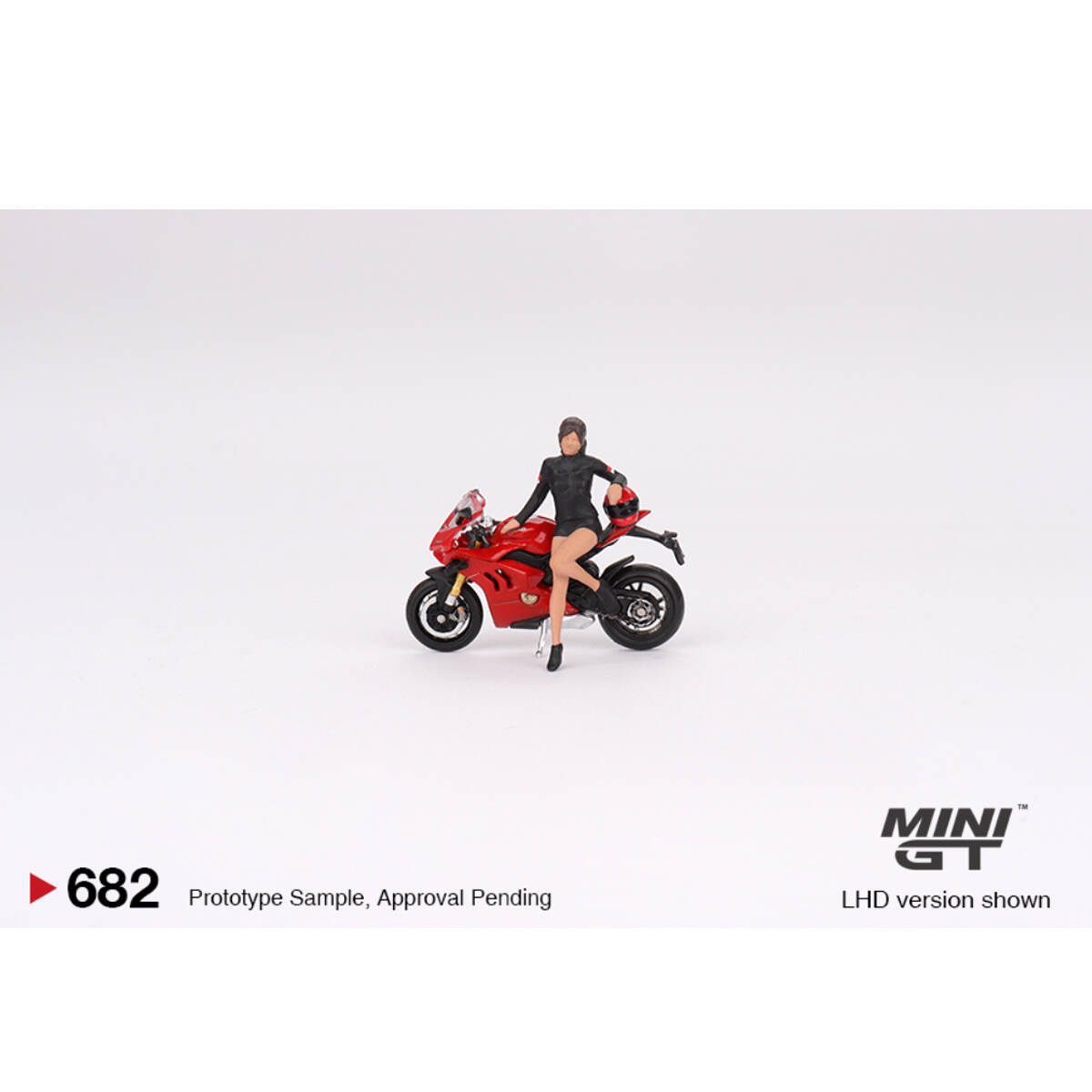 Mini GT 1/64 Ducati Panigale V4 S w/ Ducati Girl MGT00682