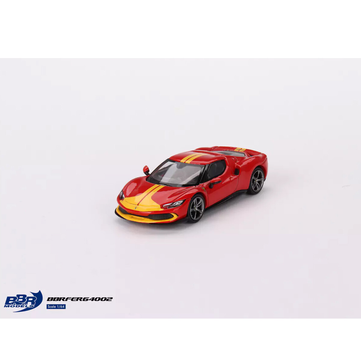 Mini GT 1/64 Ferrari 296 GTB Assetto Fiorano Rosso Corsa BBRFER64002 - Thumbnail