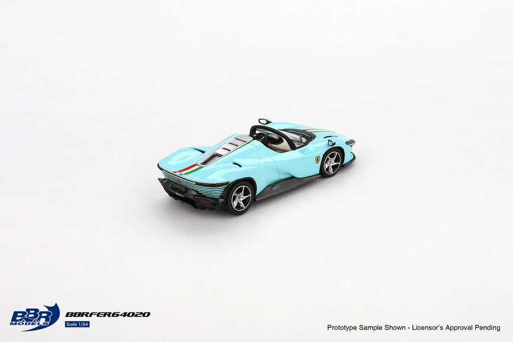 (ÖN SATIŞ) Mini GT 1/64 Ferrari SP3 Daytona Light Blue BBRFER64020
