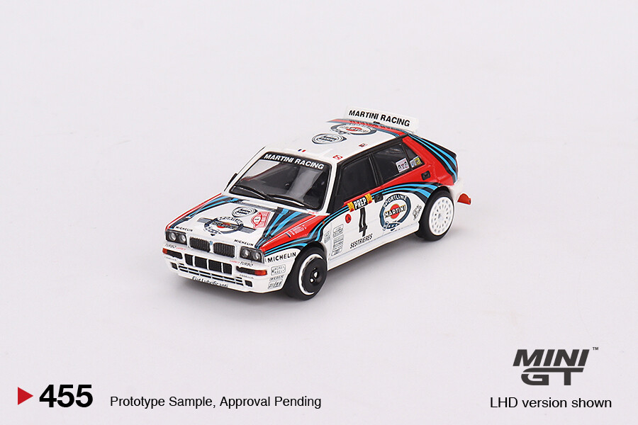 Mini GT 1/64 FLancia Delta HF Integrale Evoluzione 1992 Rally MonteCarlo Martini Racing 4 Cars Set - Limited Edition 5000 Sets MGTS0002 - Thumbnail