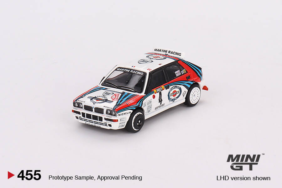 Mini GT 1/64 FLancia Delta HF Integrale Evoluzione 1992 Rally MonteCarlo Martini Racing 4 Cars Set - Limited Edition 5000 Sets MGTS0002