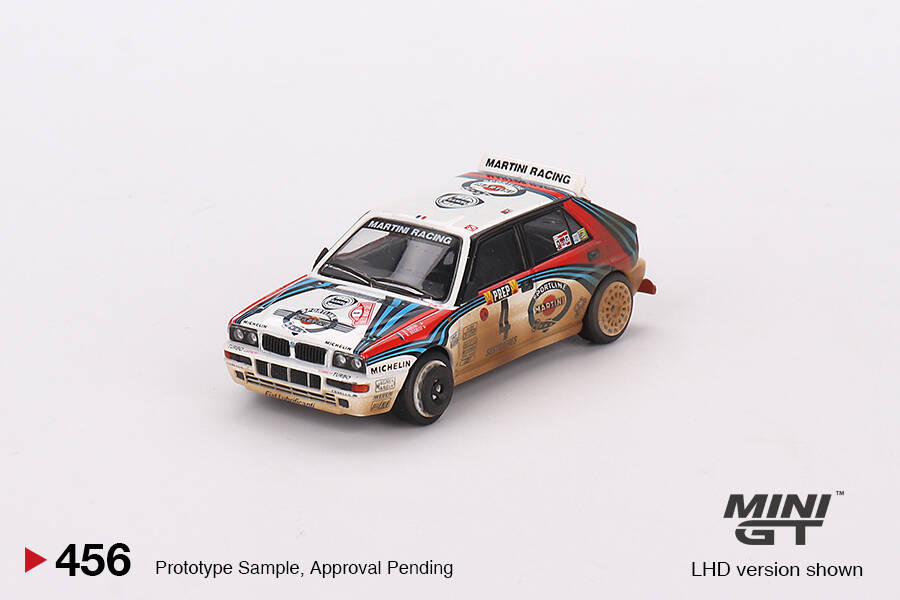 Mini GT 1/64 FLancia Delta HF Integrale Evoluzione 1992 Rally MonteCarlo Martini Racing 4 Cars Set - Limited Edition 5000 Sets MGTS0002