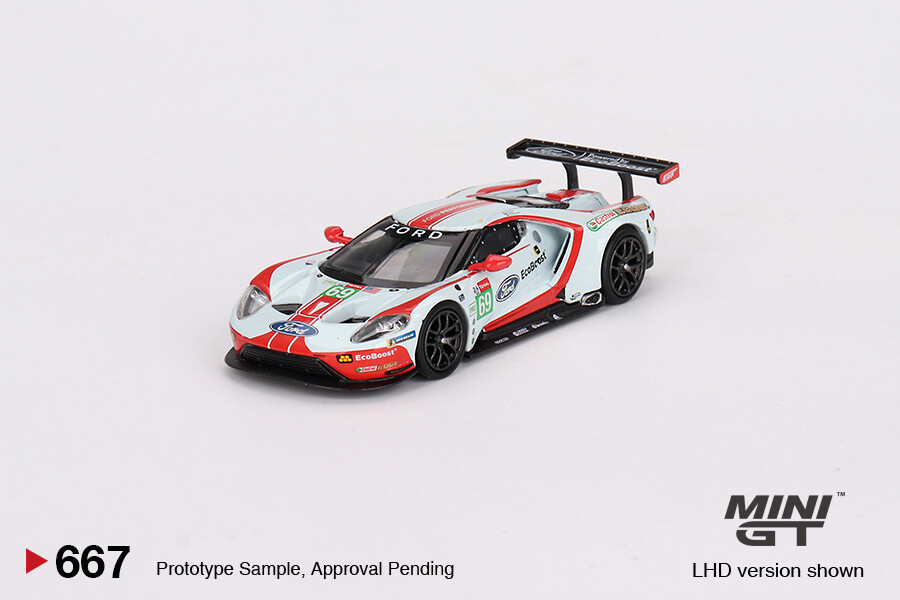 Mini GT 1/64 Ford GT LMGTE PRO 2019 24 Hrs of Le Mans Ford Chip Ganassi Team 4 Cars Set - Limited Edition 3000 MGTS0010 - Thumbnail
